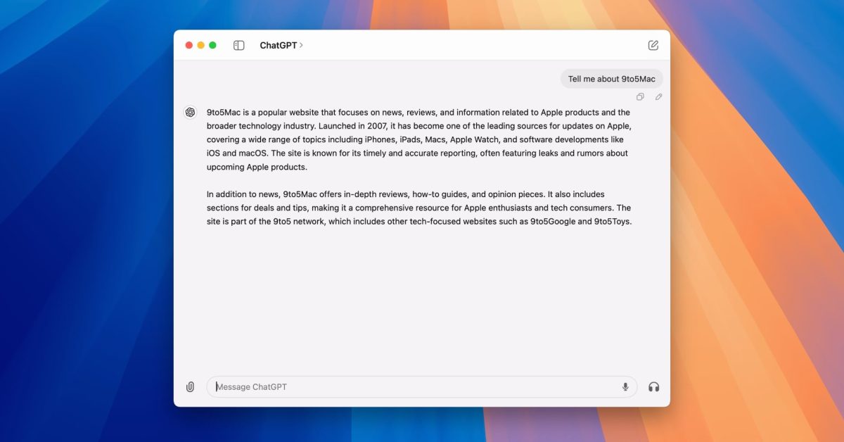 ChatGPT app for macOS raises privacy concerns for storing conversations in plain text [U: Fixed]